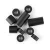 M Part M5 alloy washer/spacer assortment, 20mm x 2, 10mm x 2, 5mm x 6 black