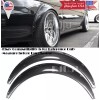 SDeelCase 2 Pcs 2.75" ABS Wide Black Carbon Effect Fender