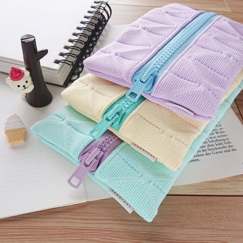 [PRODIGAL] oriami Pencil Case Pastel, Pastel Yellow, Casual