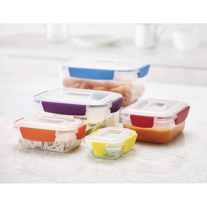 Joseph Joseph Nest Lock Plastic BPA Free Food Storage Container
