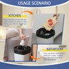 T.FORING 8 Gallon Trash Bags Heavy Duty - 30 Liters