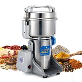 MAGIC MASTER 500g Grain Mill, High Speed 1800W Electric Grinder, Stainless Steel Dry Grinder for Flour, Wheat, Nut, Corn, Rice, Pepper, Herbs, Coffee Beans, Swing, 110V