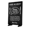 Please Ask Before You Eat, Food Allergy and Intolerance Warning