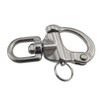 Pair 3-1/2inches Swivel Eye Snap Shackle Quick Release Bail Rigging
