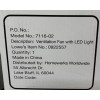 Utilitech NEW 1.0-Sone 150-CFM White Bathroom Fan LED ENERGY STAR