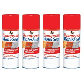 Thompsons TH.010100-18 Clear Multi-Surface Aerosol Waterproofer (Fоur Paсk)