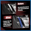 A ABSOPRO Handle Hand Brake Cover Decoration Black Blue Faux