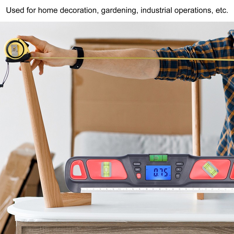High Accuracy Magnetic Spirit Level Levelling Instrument Mini Digital Protractor