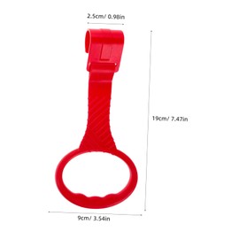 WOONEKY Infant Crib Pull Rings Set Baby Toddler Pull Up Bars for Exercises Safe Sturdy Baby Gym Pull Up Ring 4pcs