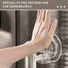 Tyothimm Suction Cup Door Handle, Waterproof Suction Cup Handle, Transparent