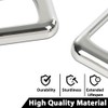 Chrome Plastic Rocker Switch Trim Compatible with Freightliners & Peterbilt
