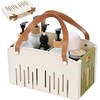 Msiud Shower Caddy Basket, Portable Plastic Shower Storage, Collapsible Bath