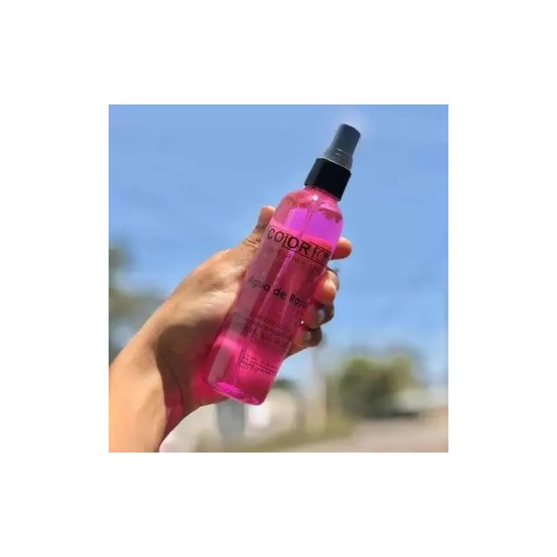 Agua De Rosas Facial Hidrantante Fijador Colorton Original