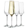Hotel Collection Set of 4 Flute Glasses NEW!!!!!!