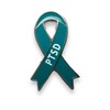 PTSD Awareness Pin Badge, ENAMAL, no gemstone