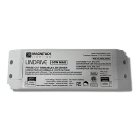 LED Driver - 24V Magnitude - 60W Lindrive Transformer LED Constant Voltage Dimmable Driver SLT60L24DC