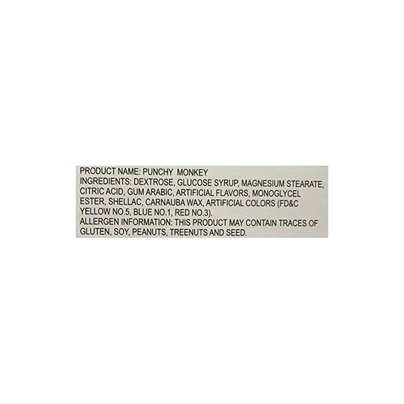 Kidsmania Punchy Monkey Variety Bundle of 3 Candy Dispensers, 0.42