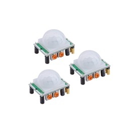 3 Pieces of HC-SR501 PIR Infrared Sensor Human Infrared Motion Module for Arduino and Raspberry Pi