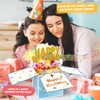 Large Pop Up Birthday Cards with Blowable Lights and Music,1-100