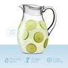 MosJos Acrylic Pitcher (72 oz), Clear Plastic, Water Pitcher with