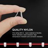 VooGenzek Pack of 100 5.2 mm (1/5 Inch) Nylon U-Type
