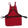 Gardening Apron Dark Red 210D PVC Waterproof Fabric Regulable Straps
