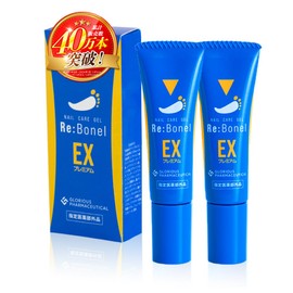 リボネルEXプレミアム 指定医薬部外品 爪 の 洗浄 消毒 2本約2ヶ月分 [ ヒアルロン酸 サラシミツロウ オリーブ油 ハッカ油 トウモロコシ油 保湿 ⽖ケア ジェル ] (2本)