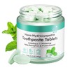 Toothpaste Tablets, Natural Peppermint Chewable Toothpaste Tabs, Fluoride Free, Travel