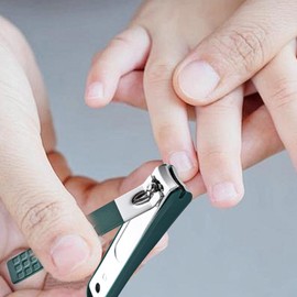 Finger and Toe Nail Cutter Set | Stainless Steel Pedicure Set | Grooming Kits with Storage Box, Nail Care Tools, Personal Care for Thick Nails