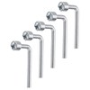 sourcing map 5pcs l Shaped Angled Open Hex Socket Wrench