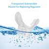 Agatige Clear Snorkel Mouthpiece Replacement Mouthpiece for Lung Machines