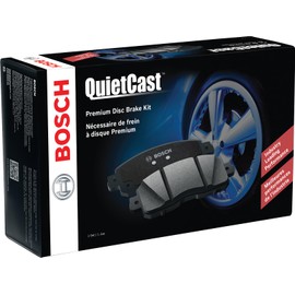 BOSCH BC1759 QuietCast Premium Ceramic Disc Brake Pad Set - Compatible with Select Mazda 3, 3 Sport; FRONT