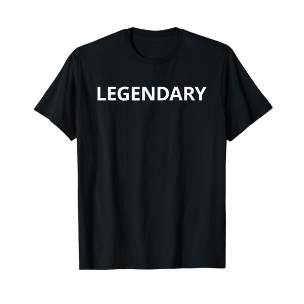 Legendary Tshirt | T shirt Tee / Plain White Text