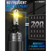 NOVSIGHT H10 Fog Light Bulbs - 3000K Yellow/Amber, 60W 13000LM