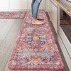 KIMODE Anti Fatigue Kitchen Mat, Cushioned Boho Kitchen Rugs Sets