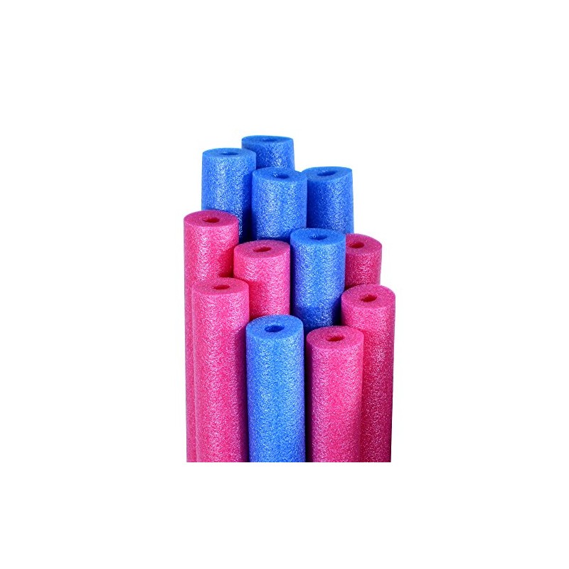 Robelle 12-Pack Blue and Pink Pool Noodles, Made in Canada