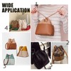 WADORN 2 Pieces 2 Colours PU Leather Drawstring for Bucket