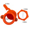 MayBee 4 Pack Honey Gate Valve for Extractor, Durable Nylon
