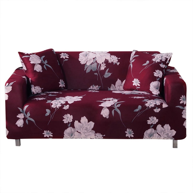 Elastic Dustproof Slipcover Sofa Cover Cushion Protector (For 3 People