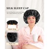 Years calm Silk Bonnet for Sleeping Women, Double Layer Soft