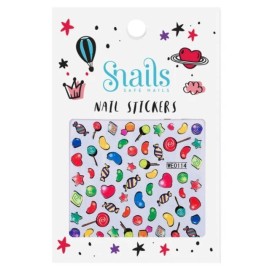 Snails- Safe nails Snails Nail Stickers Candy Blast