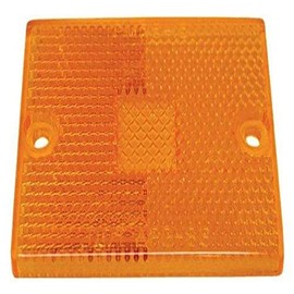 PETERSON MFG Peterson Manufacturing 55-15A Replacement Lens, 1 Pack,Amber