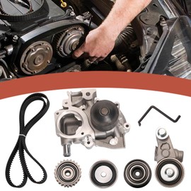Engine Timing Belt Kit with New Water Pump+Head Gasket Set+Head Bolt Set, For Subaru Forester/Impreza/Legacy/Outback 2.5L 2006-2011#OE TCKWP304A WP304K1C TKF006 TKF-006 AWK1309 HS26415PT-1 ES72212