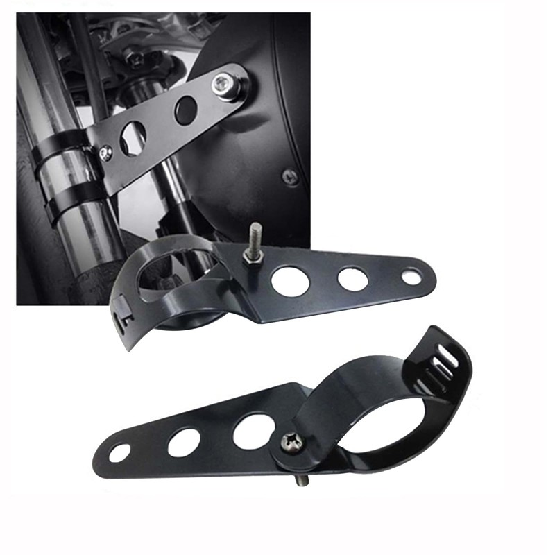 HQTS Motorcycle Headlight Holder Forks Universal 38 mm - 51