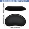 DSLSQD Mouse Wrist Rest, Ergonomic Wrist Rest, Non-Slip Base, Mouse