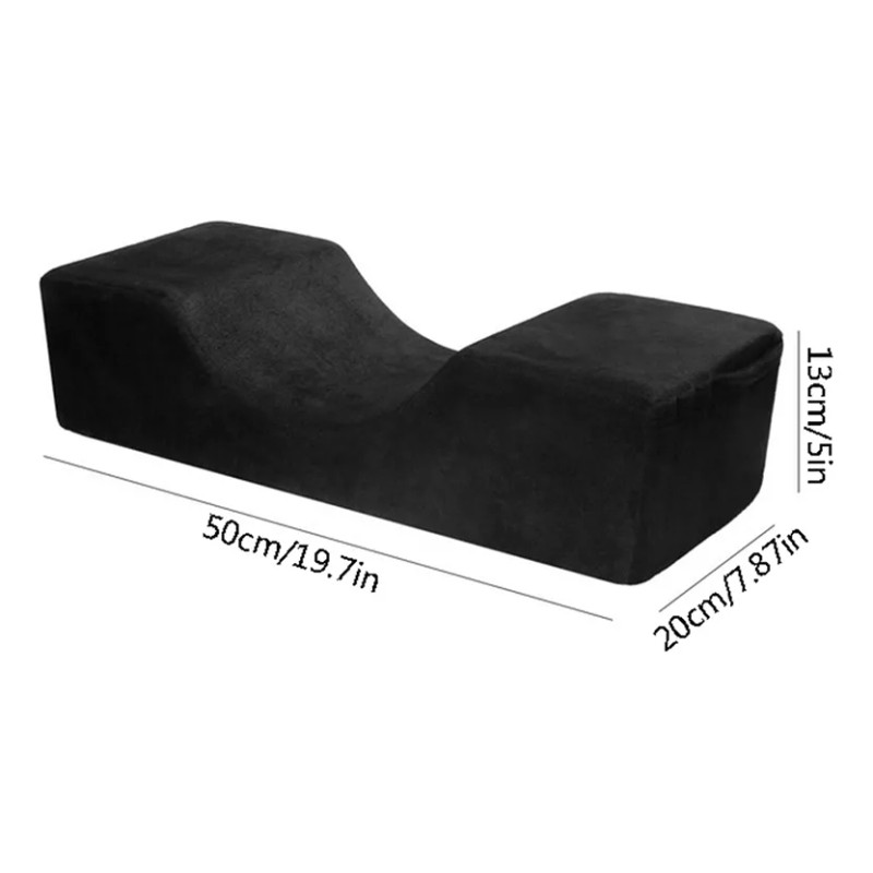 Frainé Cojín Para Lashista / Negro Y Rosa