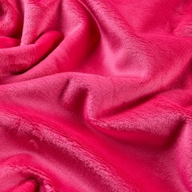 Shannon Fabrics Minky Solid Cuddle 3 Extra Wide Fabric by The Yard, Fuchsia