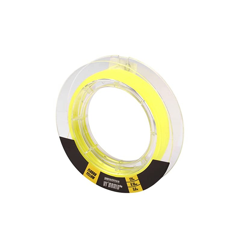 Power Catcher Vi'Braid Fluoro Yellow 125 m Spool / 0.10