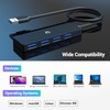 Tymyp USB 3.0 Hub, 4 Port USB Hub, High-Speed 5Gbps