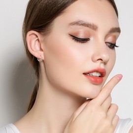 ONEFINITY Dachshund Hoop Earrings 925 Sterling Silver Dachshund Earrings Jewelry Gifts for Women